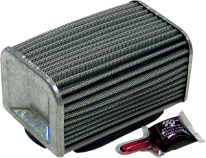 High-flow Air Filter Black, Silver, 1, nordicamoto.ro