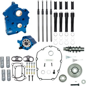 Cam Chest Kit For M-eight Engine Black, Gloss, 1, nordicamoto.ro