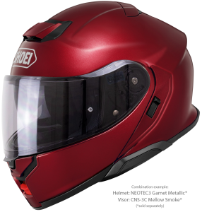 SHOEI NEOTEC3 felhajtható sisak, gránátvörös metál, XXL, 2, nordicamoto.ro