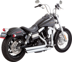 2-into-2 Big Shots Exhaust System Chrome, 3, nordicamoto.ro