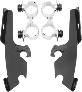 Fats/slim Windshield Trigger-lock Complete Mount Kit Black, 1, nordicamoto.ro