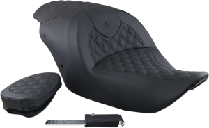 Roadsofa Lattice Stitch Seat Black