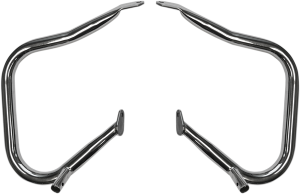 Big Buffalo Saddlebag Bars Silver