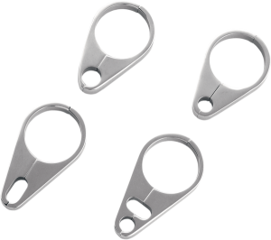 Billet Cable And Brake Line Guide Silver, 1, nordicamoto.ro