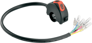 Three-position Bar-mount Light/kill Switch Black, Red, 1, nordicamoto.ro