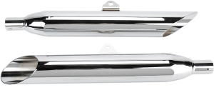 Slashcut Slip-on Mufflers Chrome, 2, nordicamoto.ro