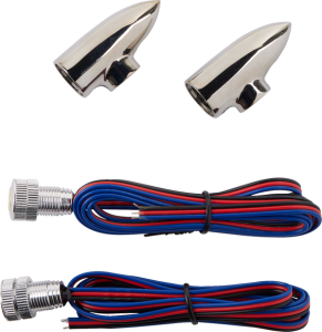 Lightning Bullets Run/turn Led Lights Chrome, 1, nordicamoto.ro