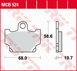 TRW szerves anyagú első fékbetétek a következő YAMAHA modellekhez: RD 80/125/250/350 (’82–’84)/SR 250 (’96–’00)/XV 250 (’89–’96)/XS 400/500 (’82–’84)/XT / XV 500 '83–'85/XZ/XJ 550 '82–'84/XT/XT 600Z TENERE/XJ / XJ 600 TURBO '82–'85, nordicamoto.ro