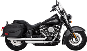 Twin Slash Slip-on Mufflers Chrome, 1, nordicamoto.ro