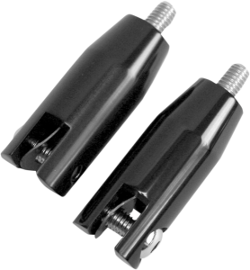 Rear Footpeg Mounts Black