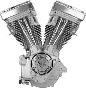 V80 Long-block Engine Silver