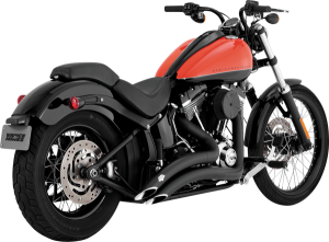 Big Radius Exhaust System Black, 3, nordicamoto.ro