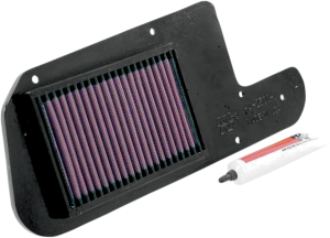 Scooter Replacement High-flow Air Filter Black, Red, 1, nordicamoto.ro
