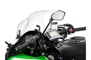 SW-MOTECH KAWASAKI Z1000SX 11-20 kormányra szerelhető GPS-tartó GPS0864610300B, nordicamoto.ro
