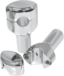 Hefty Handlebar Riser For 1-1/4(r) Handlebars Silver