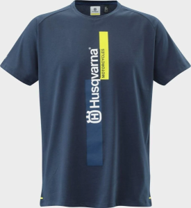 Husqvarna Authentic sötétkék póló, L-es méret, 1, nordicamoto.ro