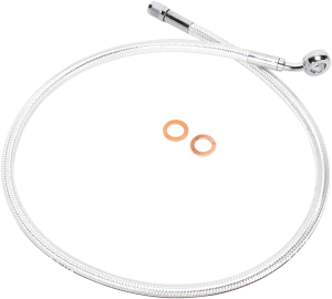 Designer Series Dot Abs-specific Upper Brake Line Kit Chrome, Sterling Chromite® Ii, 1, nordicamoto.ro