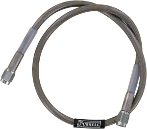 Street Legal Universal Brake Lines Silver, Clear-coated