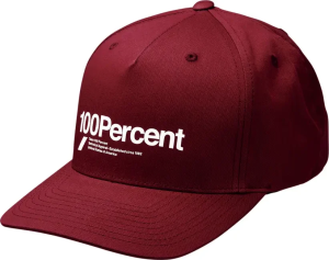 Manifesto Snapback Hat Red