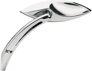 3-d Cat Eye Mirror Polished Chrome, 2, nordicamoto.ro