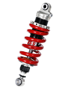 Emulsion Mono Gas Shock Adjustable Length Silver, Red, Black