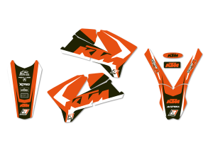 Dream 4 Graphics Kit Black, Orange, White