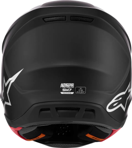 Alpinestars S-M7 egyszínű, matt fekete bukósisak, L-es méret, 4, nordicamoto.ro