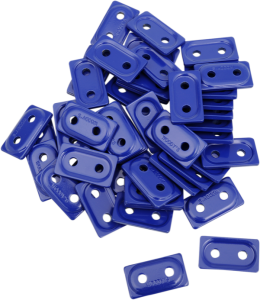 Double Digger® Aluminum Support Plates Blue, 2, nordicamoto.ro