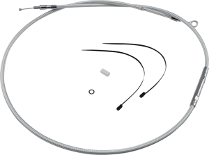 High-efficiency Braided Sterling Chromite Ii® Clutch Cable Silver