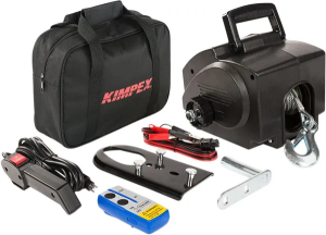 Portable Electric Winch Black, 2, nordicamoto.ro