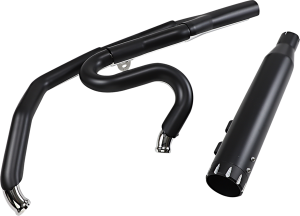 Road Rage 2-into-1 Exhaust System Black, 1, nordicamoto.ro