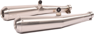 Classic Slip-on Mufflers Stainless Steel, Polished 