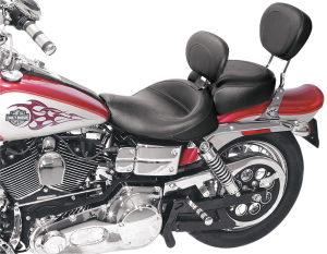 Wide Solo Seat With Removable Backrest Black, 2, nordicamoto.ro