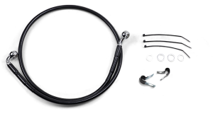 Stainless Steel Brake Line Kit Black