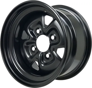 Steel Wheel Black  12 x 7, 3, nordicamoto.ro