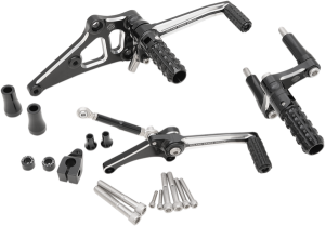 Foot Controls Rear Sets Bolt-on Black, 3, nordicamoto.ro