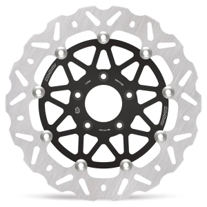 Nitro sorozat – lebegő rotor, fekete, ezüst, 1, nordicamoto.ro