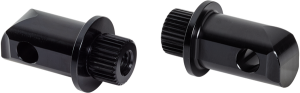 Splined Peg Mount Black