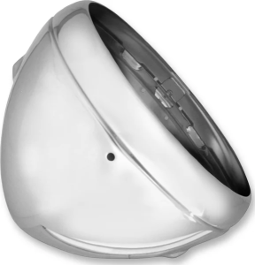 Lucas Style 7(r) Side Mount Headlight Shells Chrome
