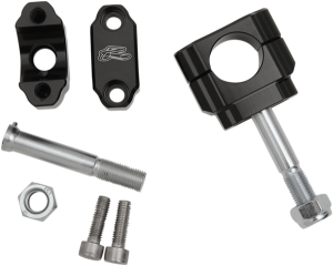 Rubber-mounted Handlebar Clamp Black