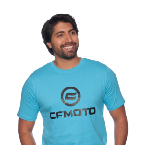 TRICOU CFMOTO LOGO – ALBASTRU / NEGRU, 3, nordicamoto.ro