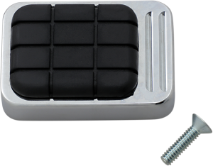 Chrome Brake Pedal Pad Silver