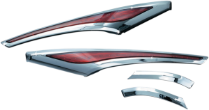 Led Saddlebag Accent Swoops Chrome, 1, nordicamoto.ro