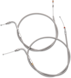 Stainless Steel Throttle/idle Cable Silver