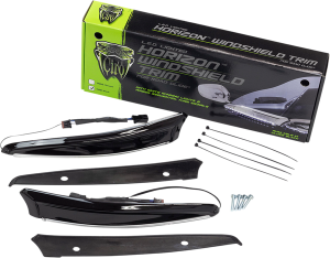 Horizon Led Lighted Windshield Trim Black