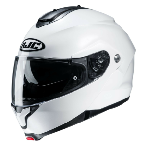 Casca HJC C91 Solid Alb XL, 4, nordicamoto.ro