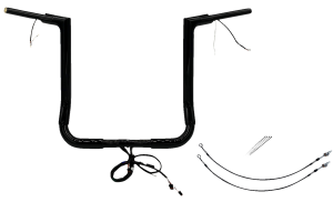 Plug & Play Ez Install 1-1/2(r) Flat Top Handlebar Kit Black