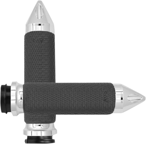 Vibration Dampening Memory Foam Grips Silver