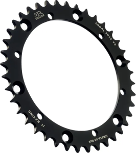 JT SPROCKETS Racelite alumínium hátsó lánckerék, fekete , nordicamoto.ro