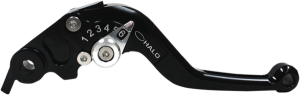 Halo Adjustable & Folding Brake Lever Black